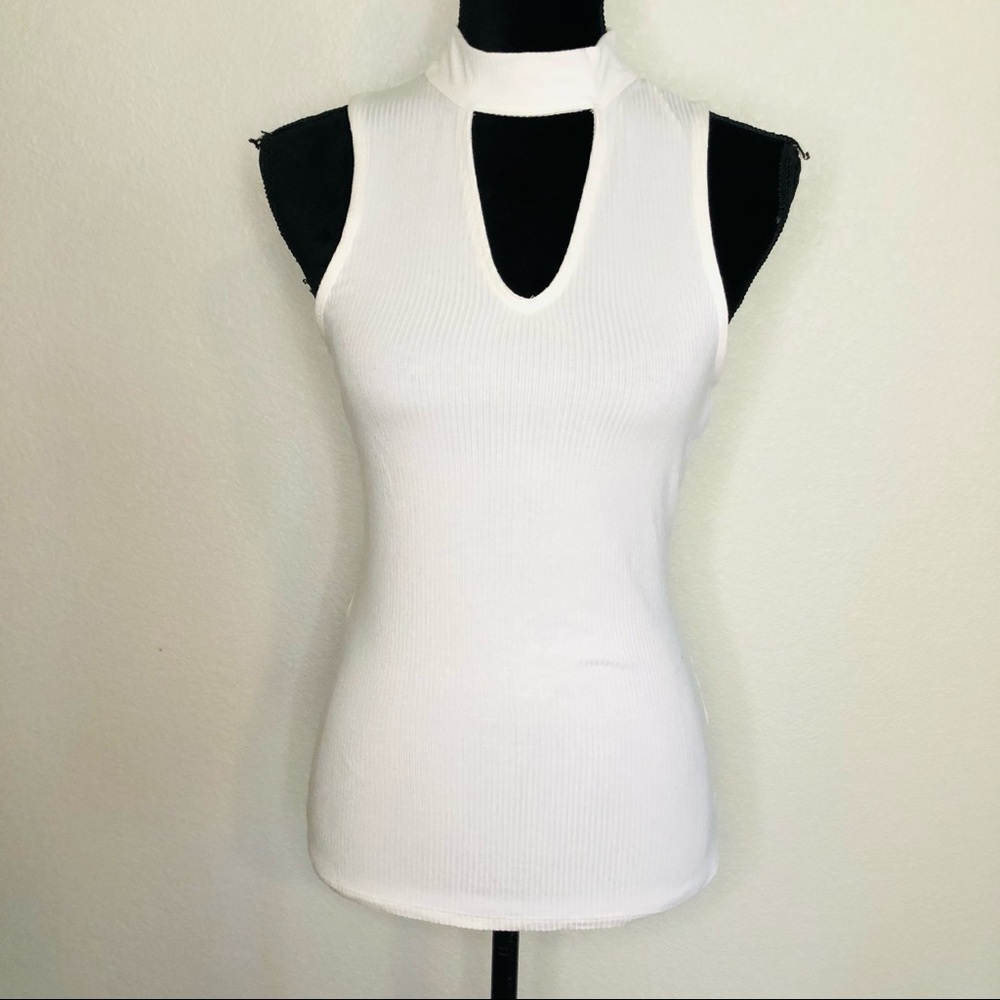 Hollister Long Ribbed Fitted Top M/L